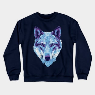 Winter Wolf Stare Crewneck Sweatshirt